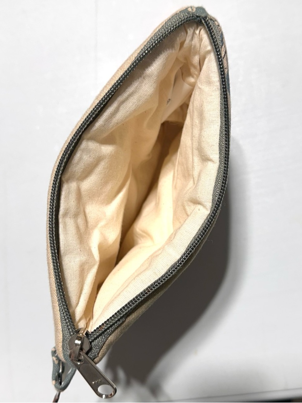 THE LINEN PRESS Kookaburra Makeup Bag Cottagecore Nature | Organic Cotton - Picture 4 of 7